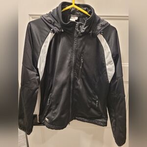 Stugan coat black and grey size Large